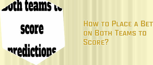 Both teams to score